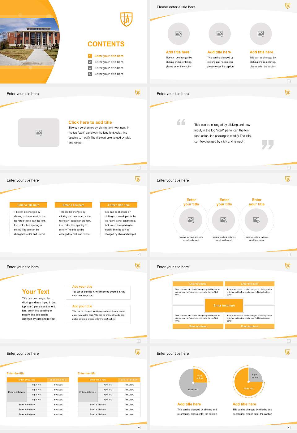 Lipscomb University Course/Courseware Creation PPT Template16:9 ratio PPT effect preview image2