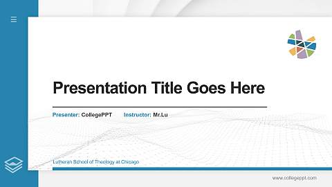 Lutheran School of Theology at Chicago Thesis Proposal/Graduation Defense PPT Template