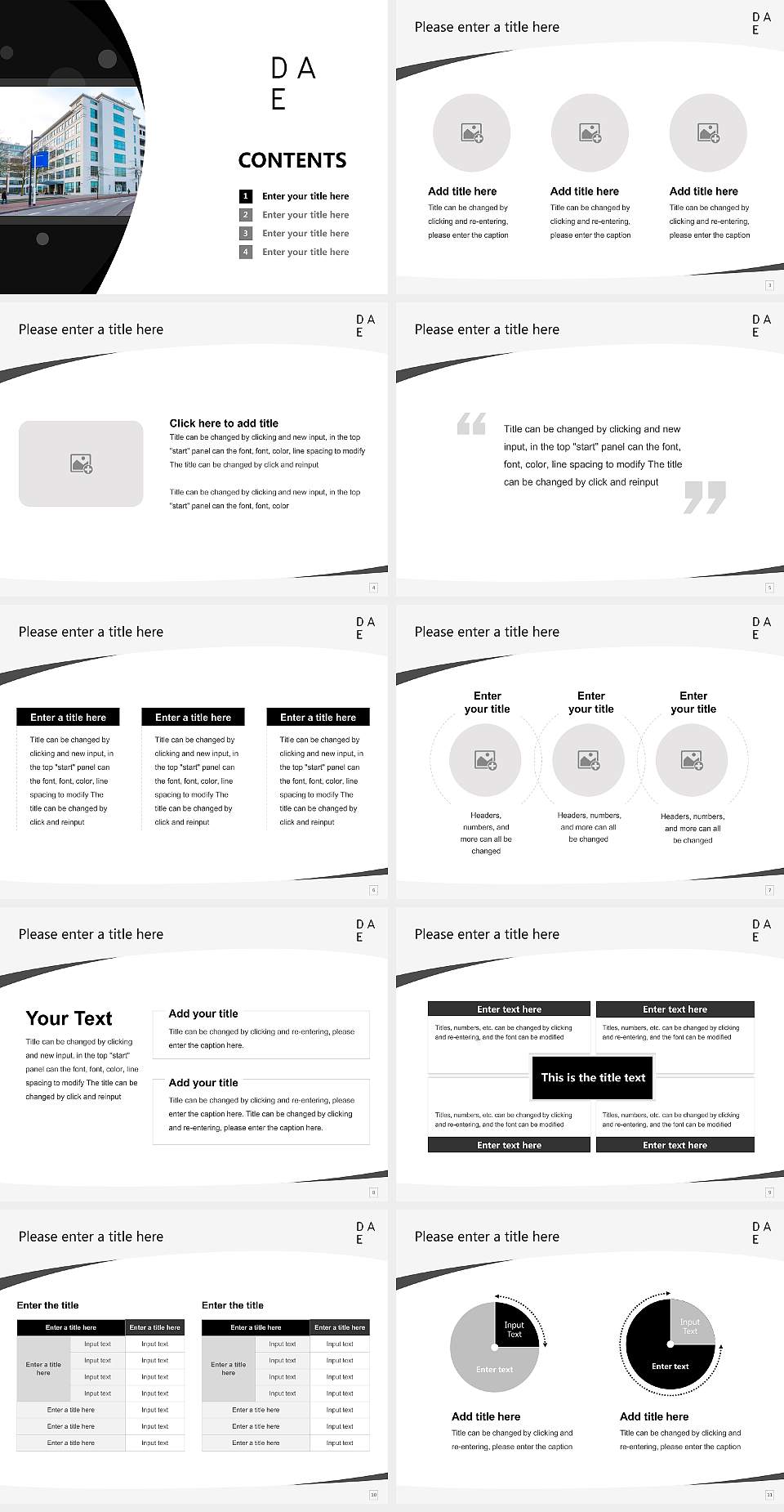 Design Academy Eindhoven Course/Courseware Creation PPT Template4:3 ratio PPT effect preview image2