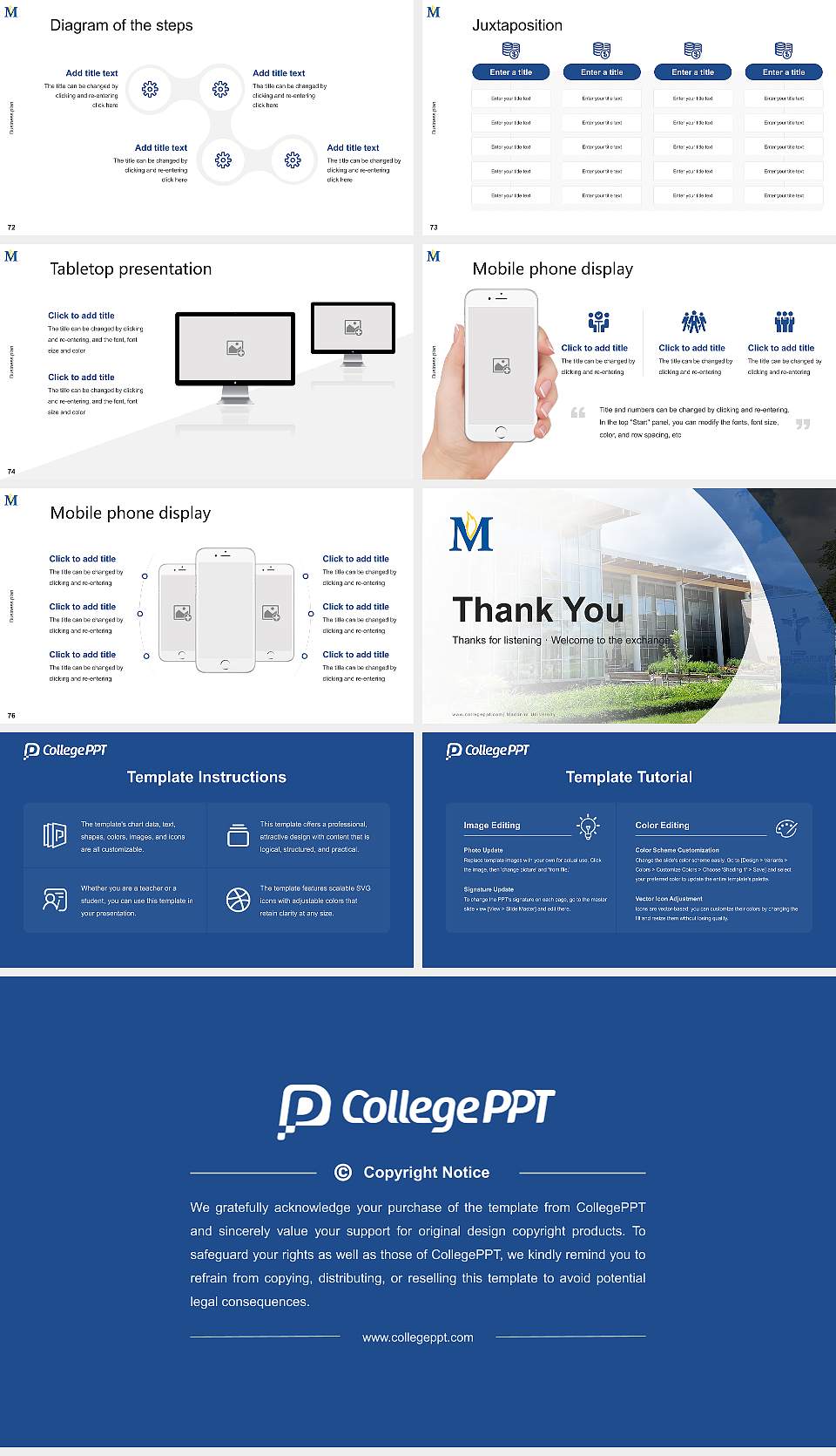 Madonna University Competition/Entrepreneurship Contest PPT Template16:9 ratio PPT effect preview image9