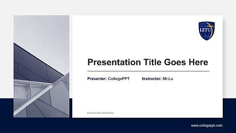 Letourneau University General Purpose PPT Template