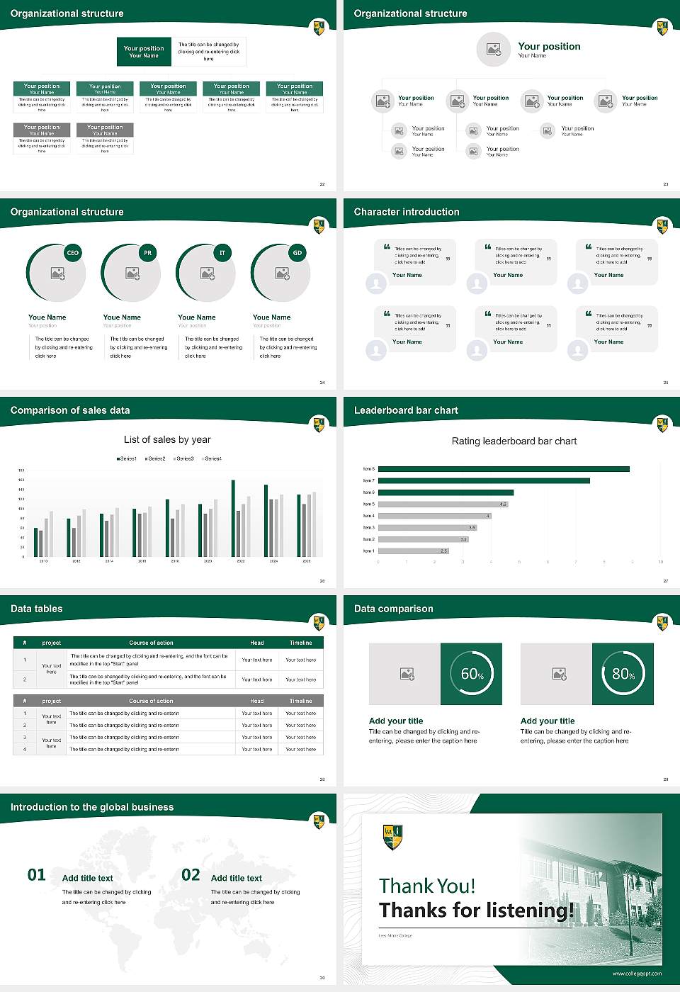 Lees-Mcrae College Academic Presentation/Research Findings Report PPT Template16:9 ratio PPT effect preview image4