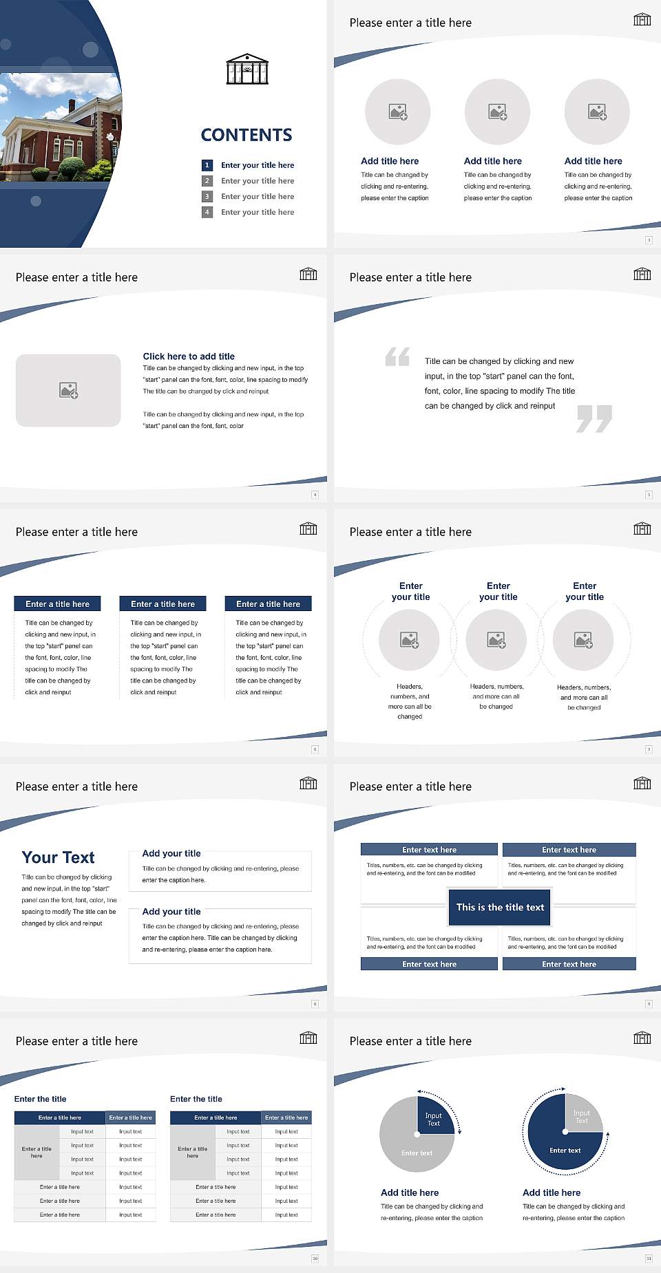 Livingstone College Course/Courseware Creation PPT Template4:3 ratio PPT effect preview image2