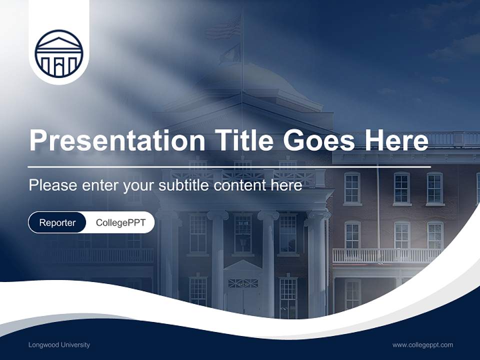 Longwood University Lecture Sharing and Networking Event PPT Template4:3 ratio PPT effect preview image4