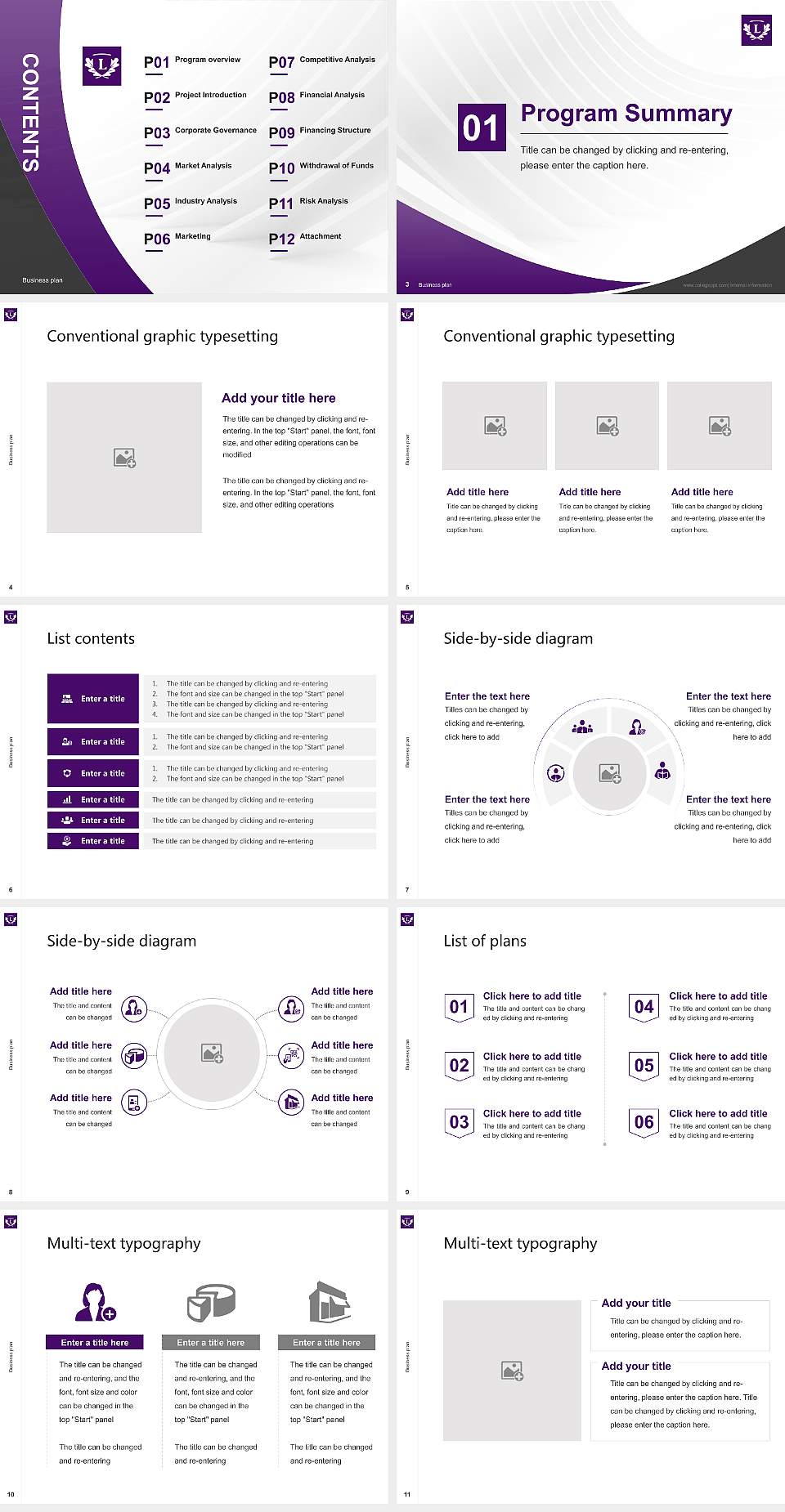 Linfield University-School of Nursing Competition/Entrepreneurship Contest PPT Template4:3 ratio PPT effect preview image2