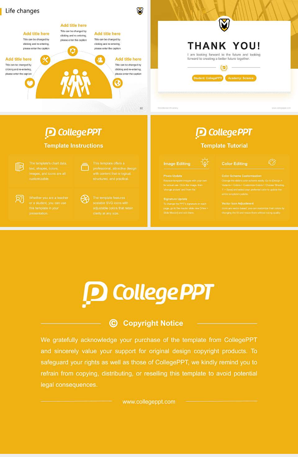Manchester University National Scholarship Defense PPT Template4:3 ratio PPT effect preview image4