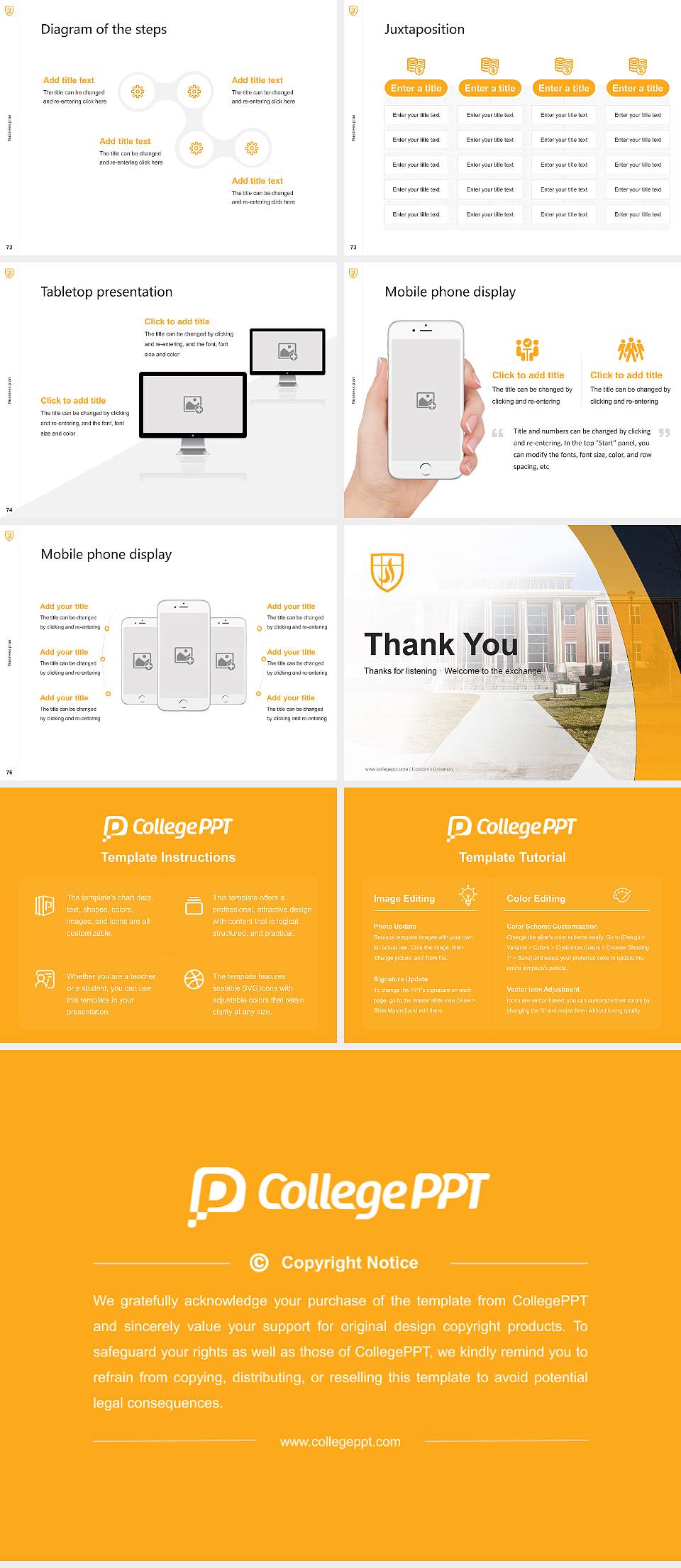 Lipscomb University Competition/Entrepreneurship Contest PPT Template4:3 ratio PPT effect preview image9