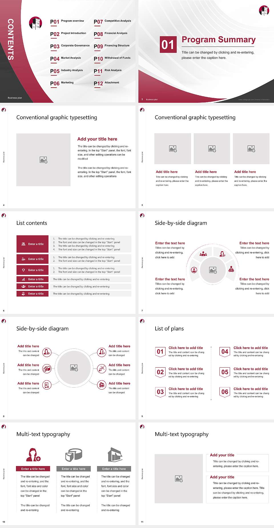 Manhattanville College Competition/Entrepreneurship Contest PPT Template4:3 ratio PPT effect preview image2