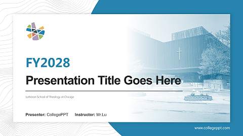 Lutheran School of Theology at Chicago Academic Presentation/Research Findings Report PPT Template