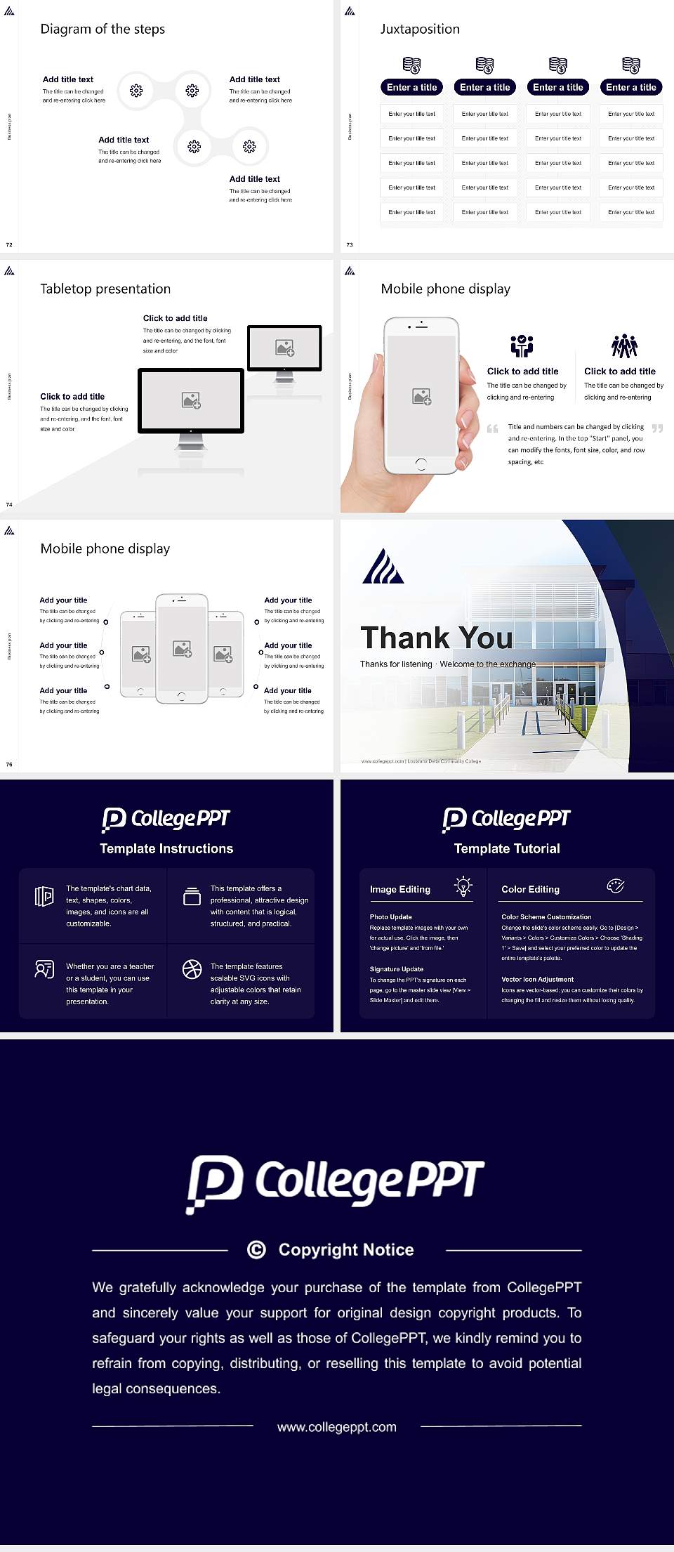 Louisiana Delta Community College Competition/Entrepreneurship Contest PPT Template4:3 ratio PPT effect preview image9