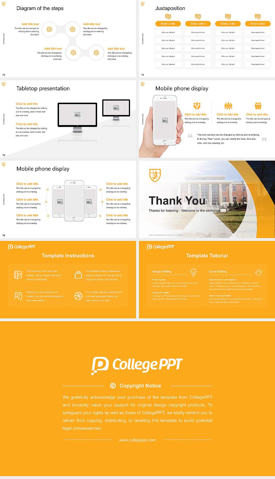 Lipscomb University Competition/Entrepreneurship Contest PPT Template16:9 ratio PPT effect preview image9