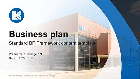 Lincoln Land Community College Competition/Entrepreneurship Contest PPT Template