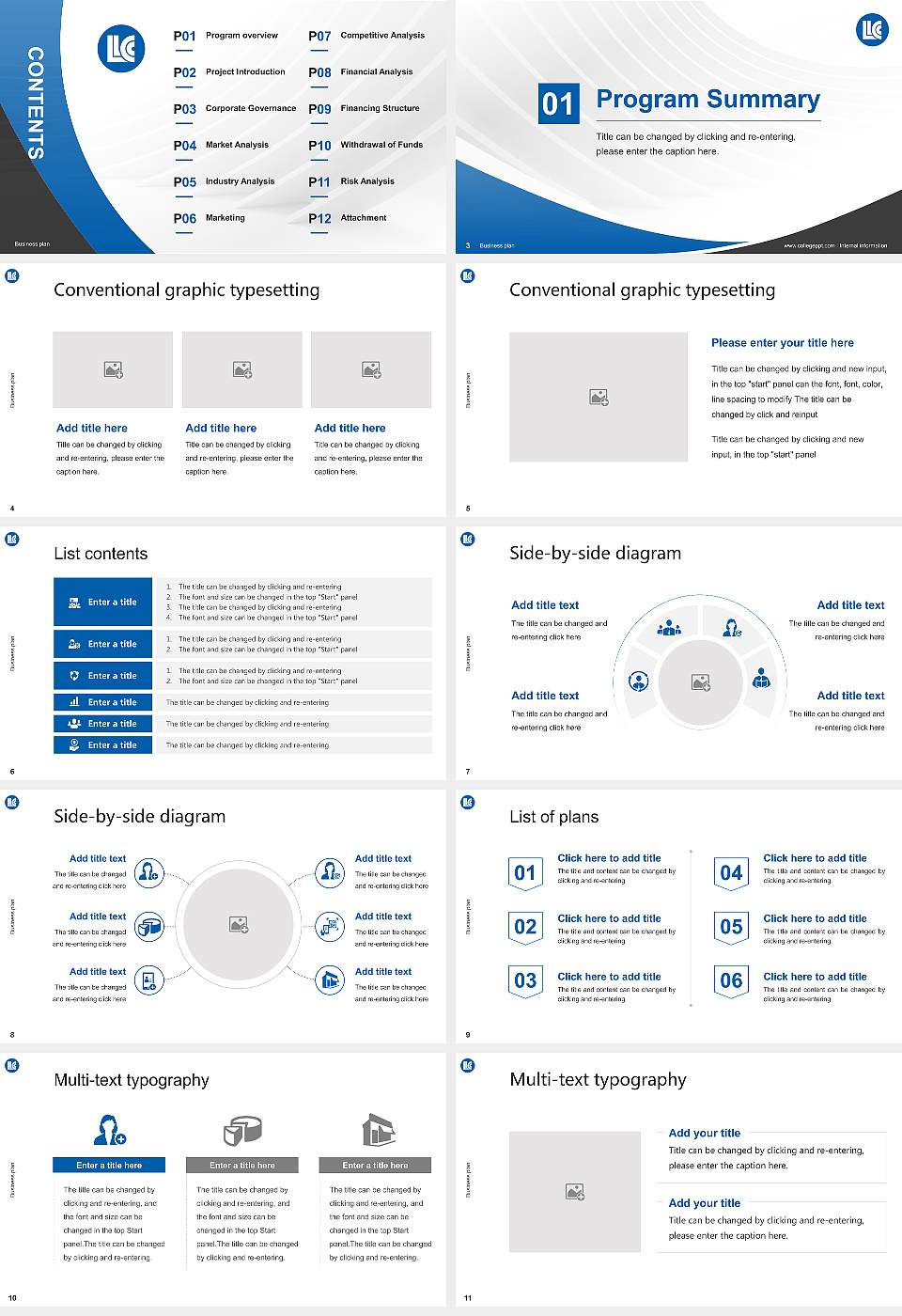Lincoln Land Community College Competition/Entrepreneurship Contest PPT Template16:9 ratio PPT effect preview image2