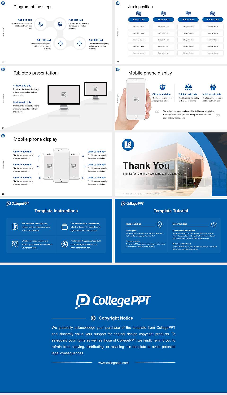 Lincoln Land Community College Competition/Entrepreneurship Contest PPT Template16:9 ratio PPT effect preview image9