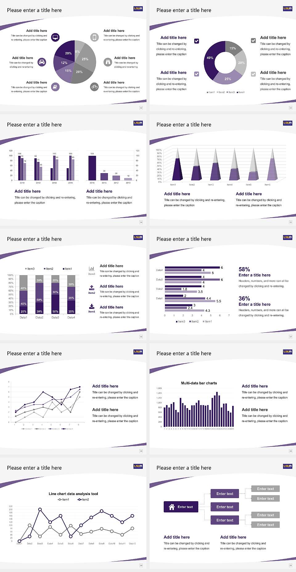 Louisiana State University-Alexandria Course/Courseware Creation PPT Template4:3 ratio PPT effect preview image3