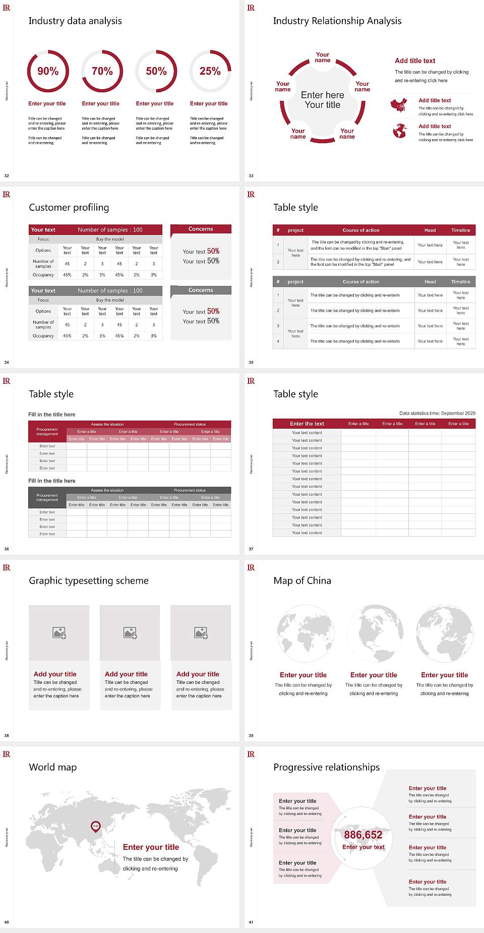 Lenoir-Rhyne University Competition/Entrepreneurship Contest PPT Template4:3 ratio PPT effect preview image5