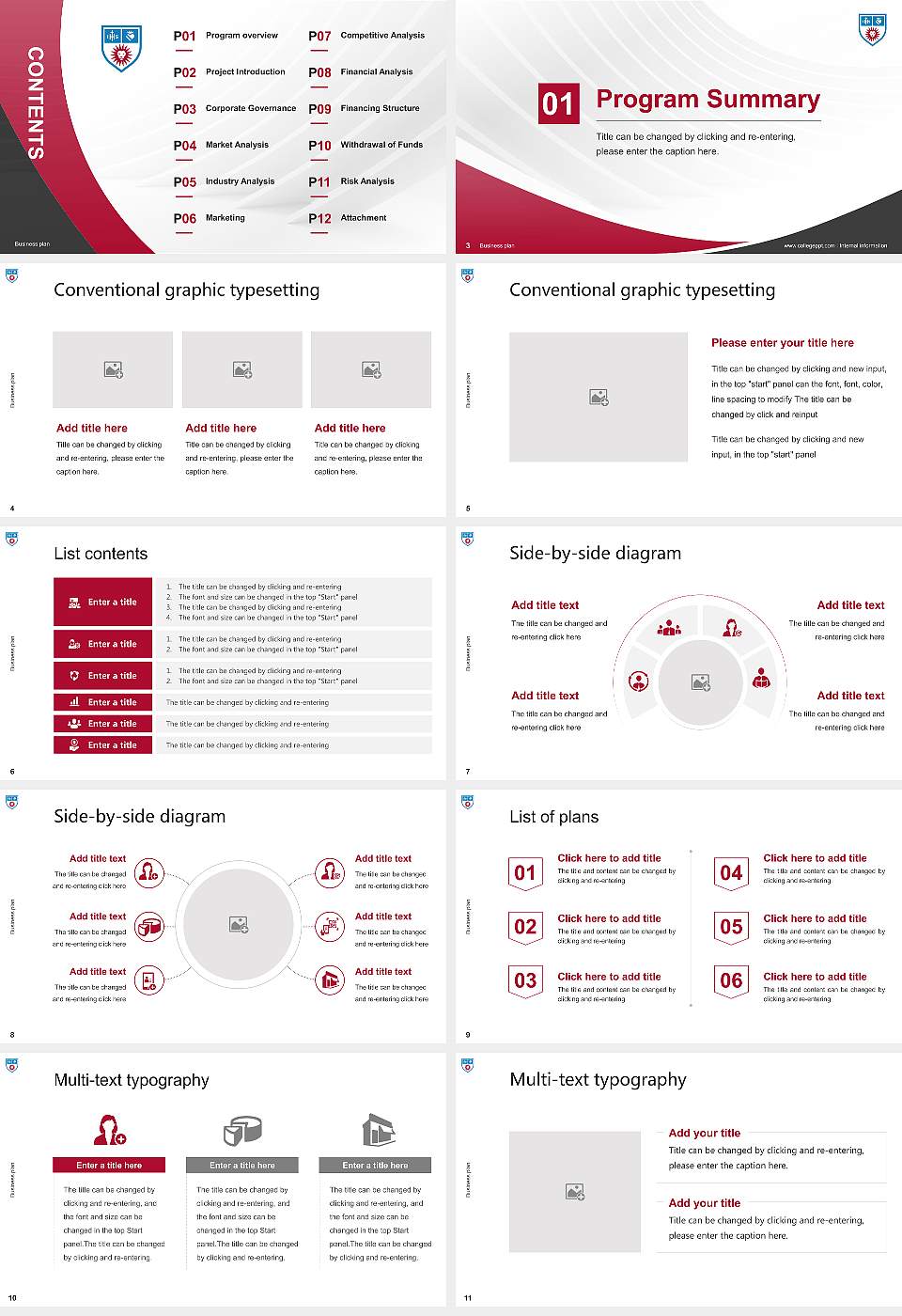 Loyola Marymount University Competition/Entrepreneurship Contest PPT Template16:9 ratio PPT effect preview image2