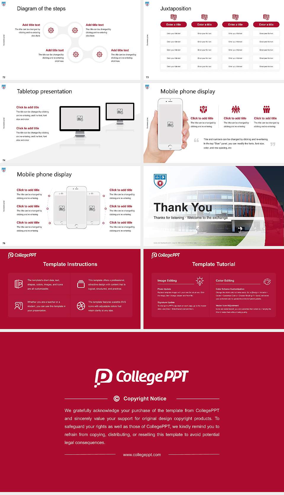 Loyola Marymount University Competition/Entrepreneurship Contest PPT Template16:9 ratio PPT effect preview image9