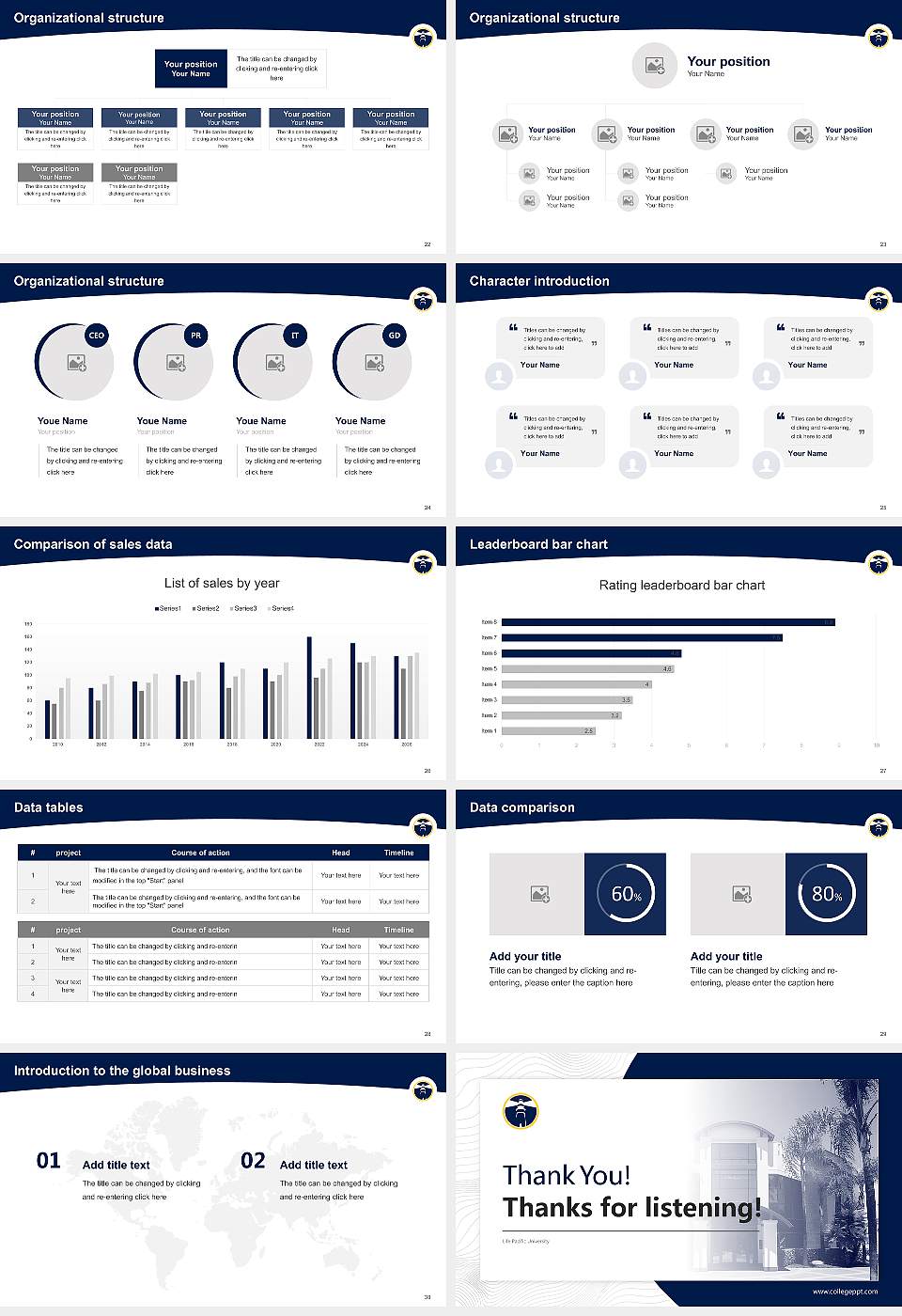 Life Pacific University Academic Presentation/Research Findings Report PPT Template16:9 ratio PPT effect preview image4