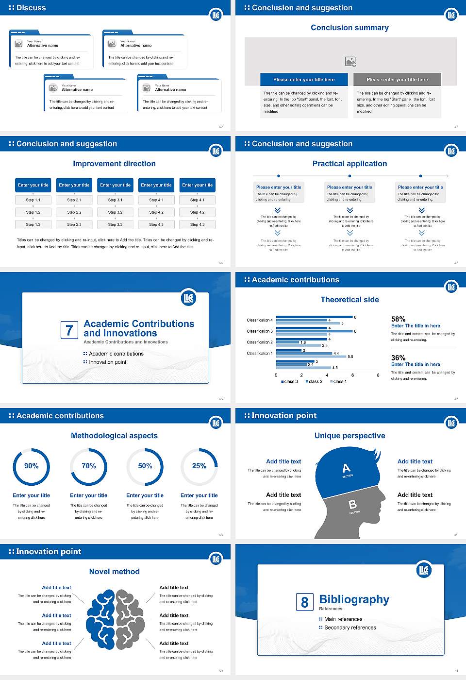 Lincoln Land Community College Graduation Thesis Defense PPT Template16:9 ratio PPT effect preview image6