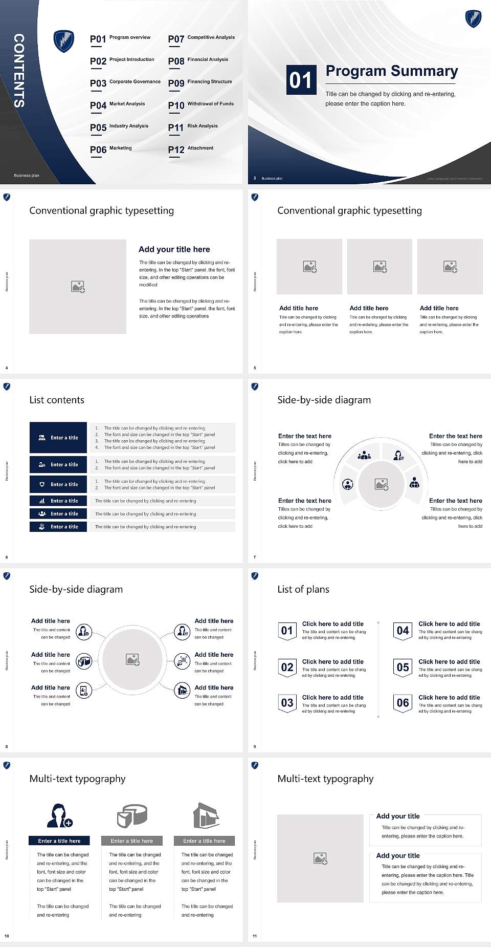 Manhattan Christian College Competition/Entrepreneurship Contest PPT Template4:3 ratio PPT effect preview image2