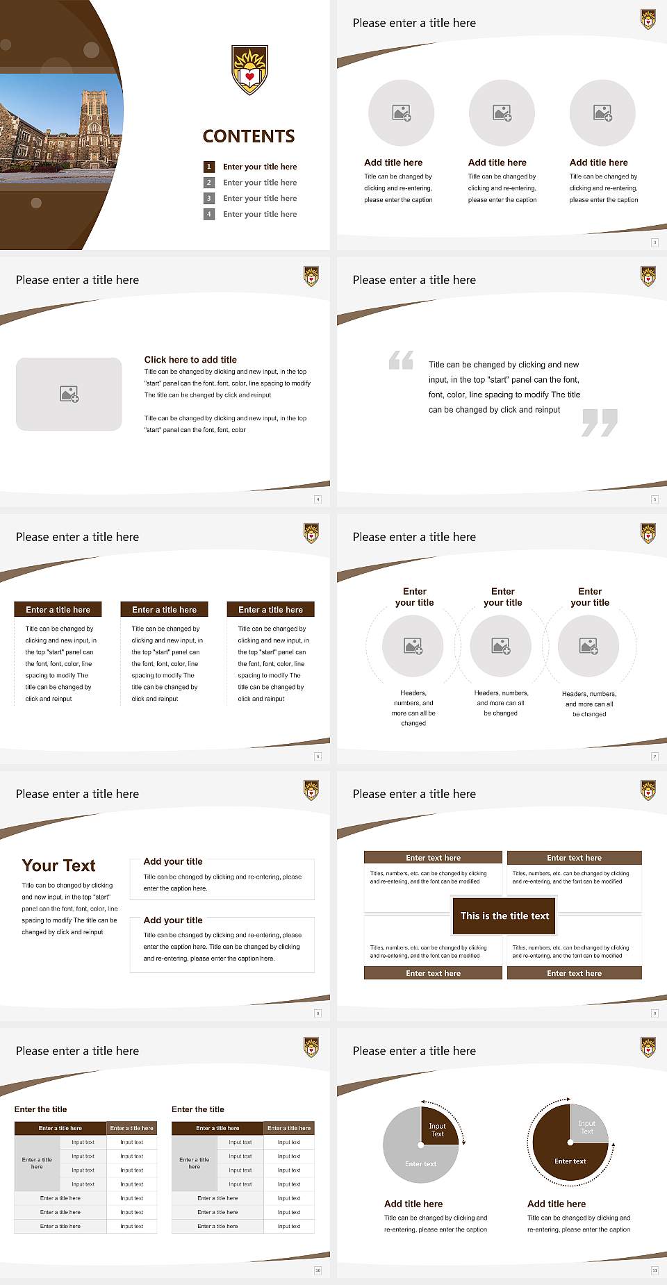 Lehigh University Course/Courseware Creation PPT Template4:3 ratio PPT effect preview image2
