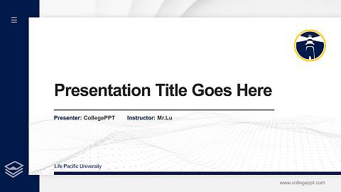 Life Pacific University Thesis Proposal/Graduation Defense PPT Template