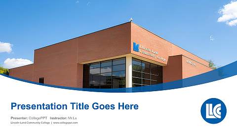 Lincoln Land Community College Course/Courseware Creation PPT Template