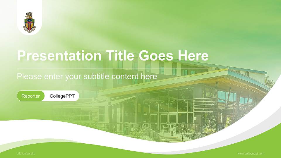 Life University Lecture Sharing and Networking Event PPT Template16:9 ratio PPT effect preview image