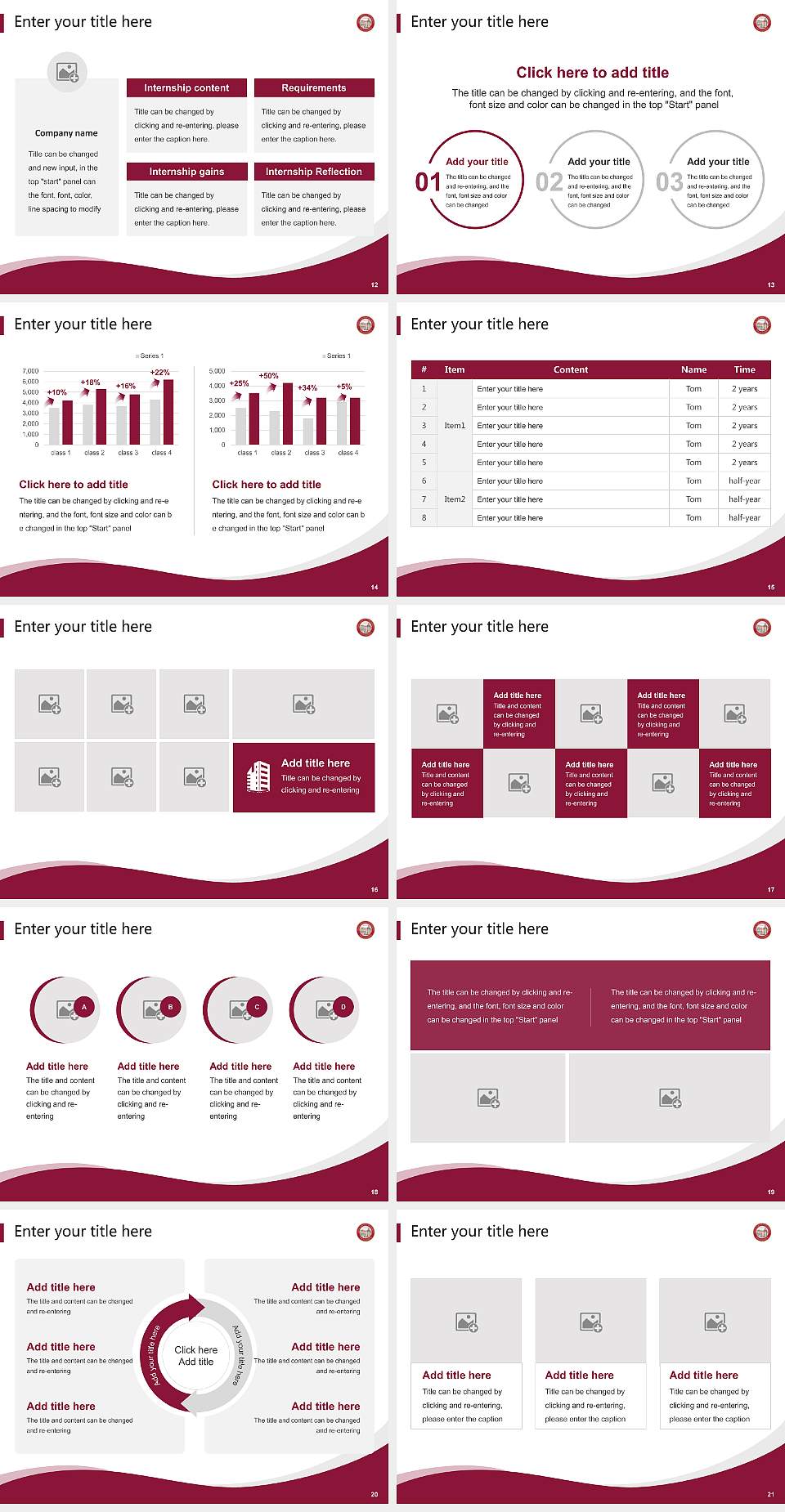 Lock Haven University Lecture Sharing and Networking Event PPT Template4:3 ratio PPT effect preview image3