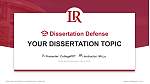 Lenoir-Rhyne University학위 논문 방어PPT 템플릿