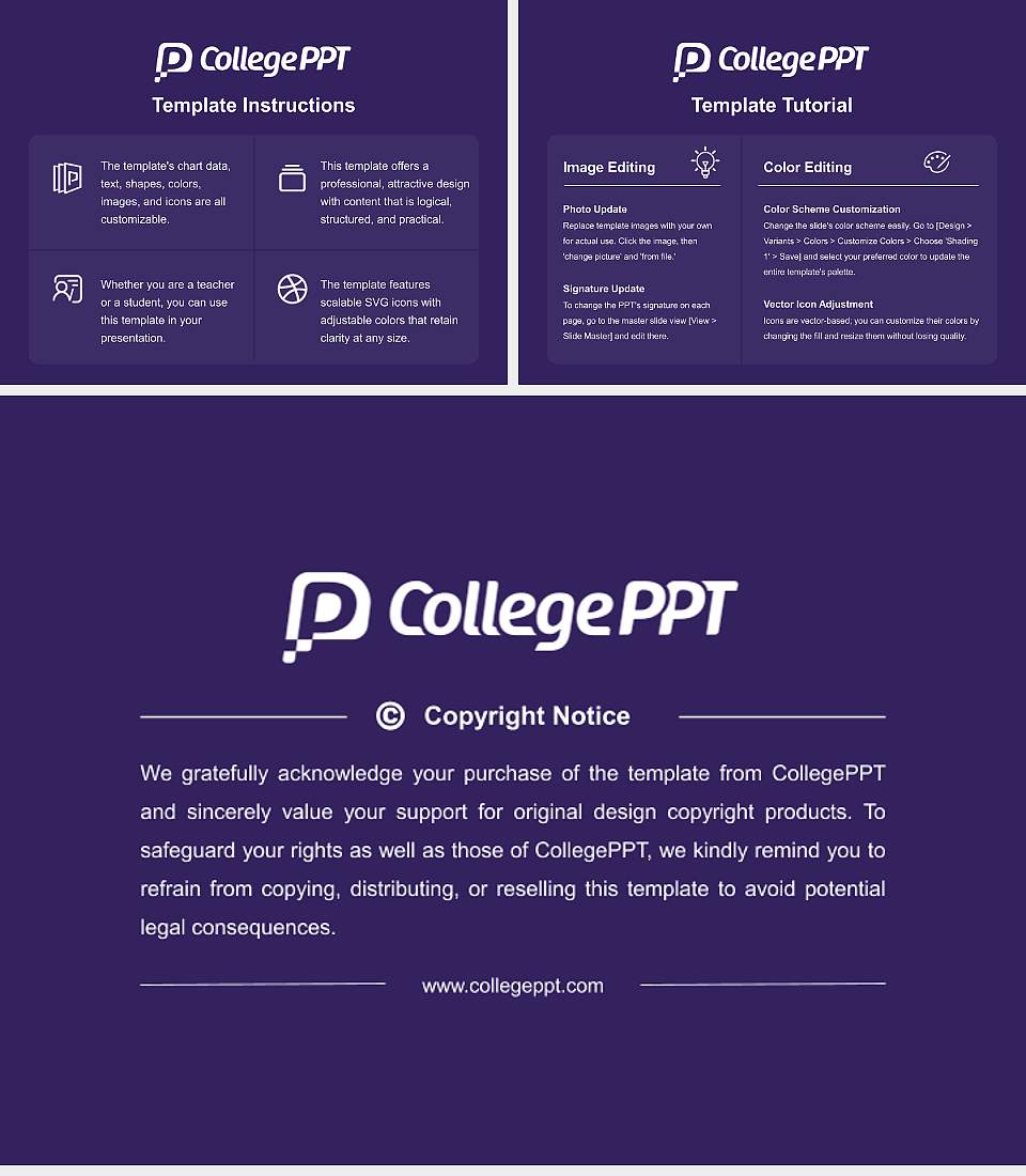 Loras College Academic Presentation/Research Findings Report PPT Template4:3 ratio PPT effect preview image5
