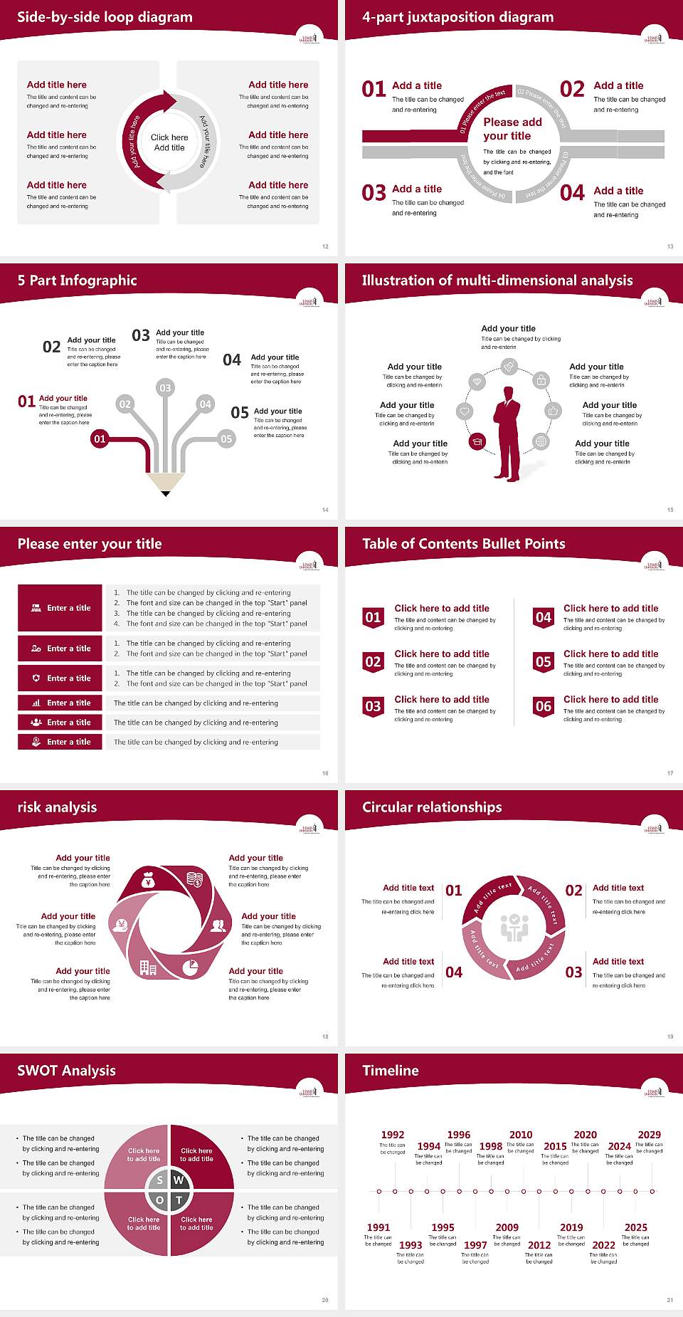 Lewis University Academic Presentation/Research Findings Report PPT Template4:3 ratio PPT effect preview image3