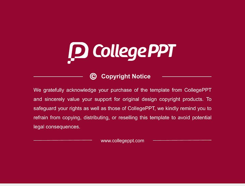 Lewis University Thesis Proposal/Graduation Defense PPT Template4:3 ratio PPT effect preview image5