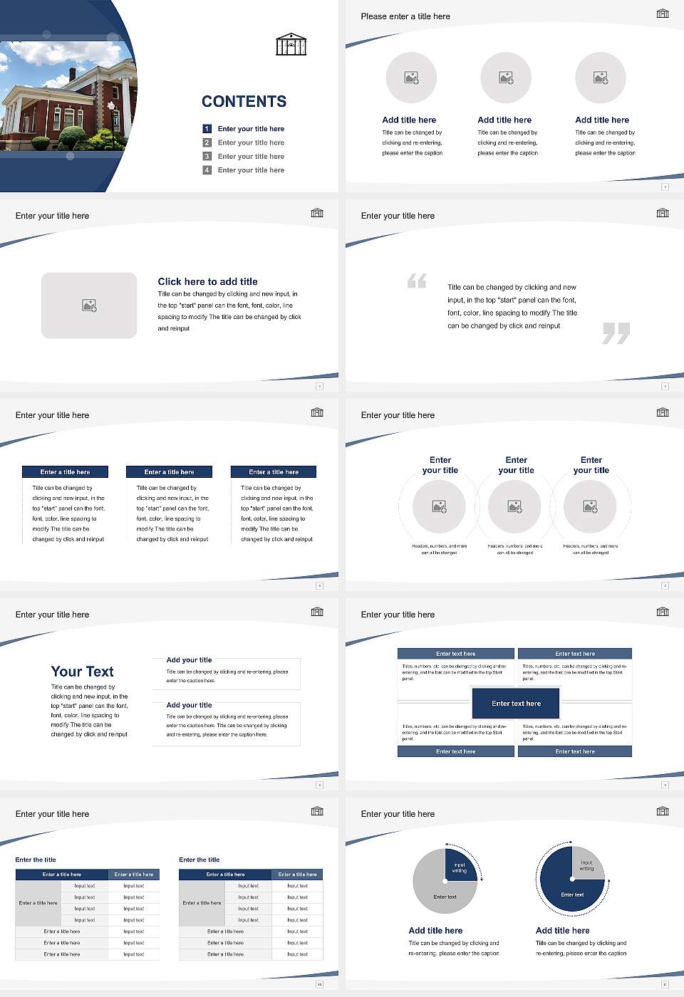 Livingstone College Course/Courseware Creation PPT Template16:9 ratio PPT effect preview image2