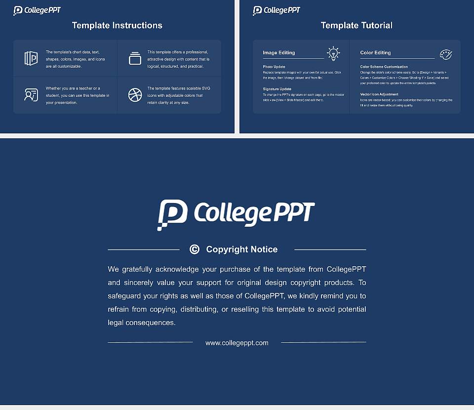 Livingstone College Course/Courseware Creation PPT Template16:9 ratio PPT effect preview image5