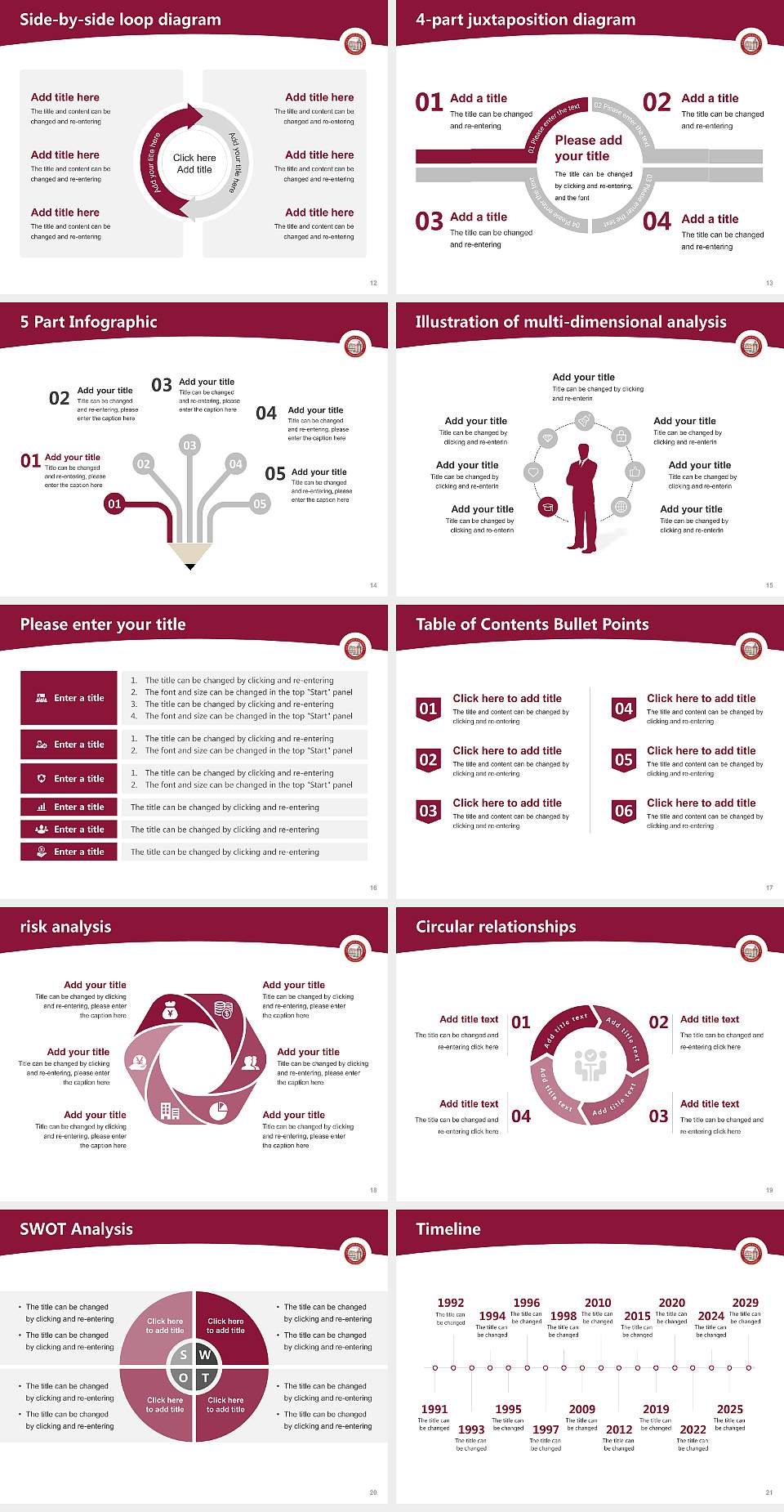 Lock Haven University Academic Presentation/Research Findings Report PPT Template4:3 ratio PPT effect preview image3