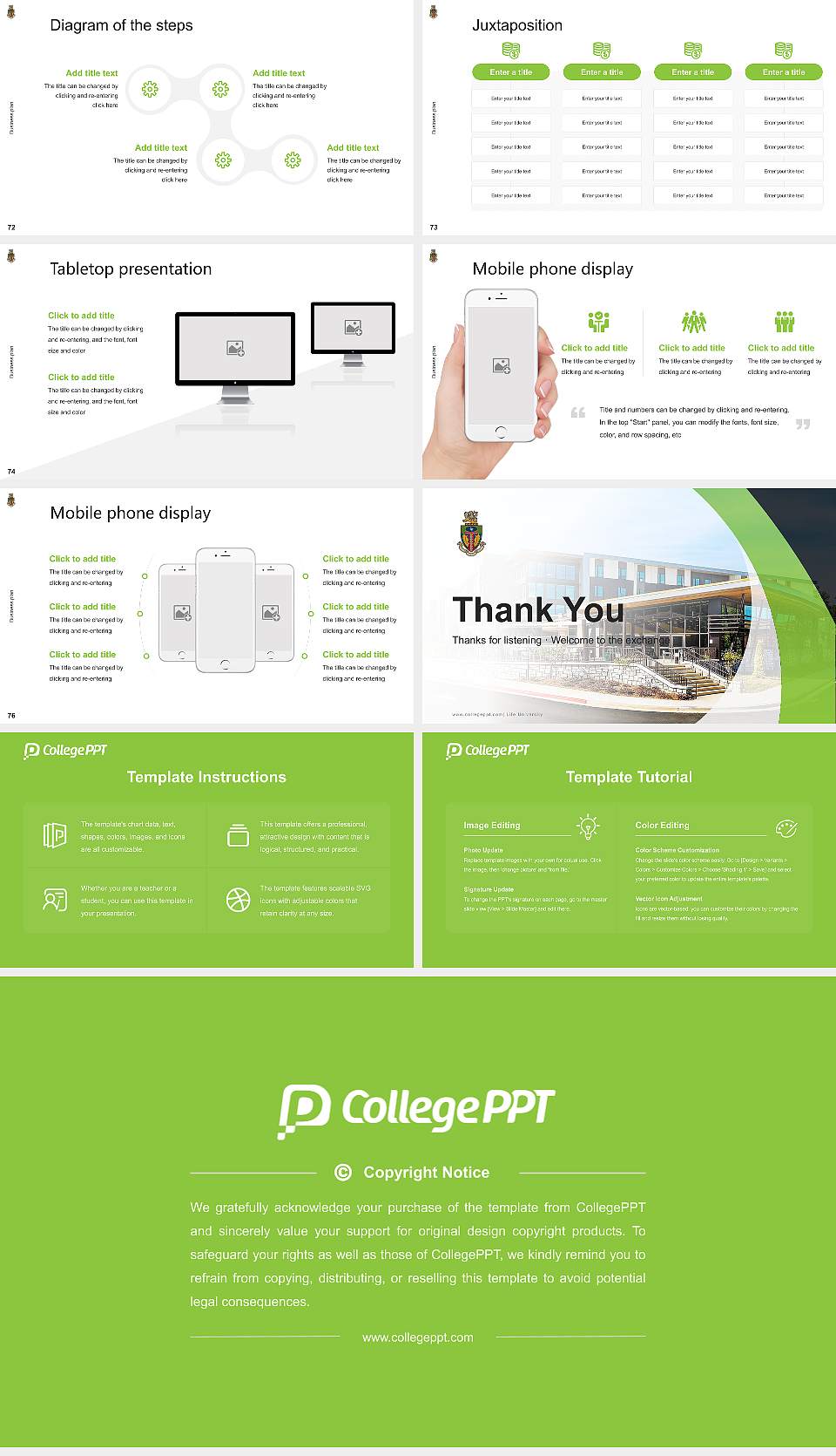 Life University Competition/Entrepreneurship Contest PPT Template16:9 ratio PPT effect preview image9