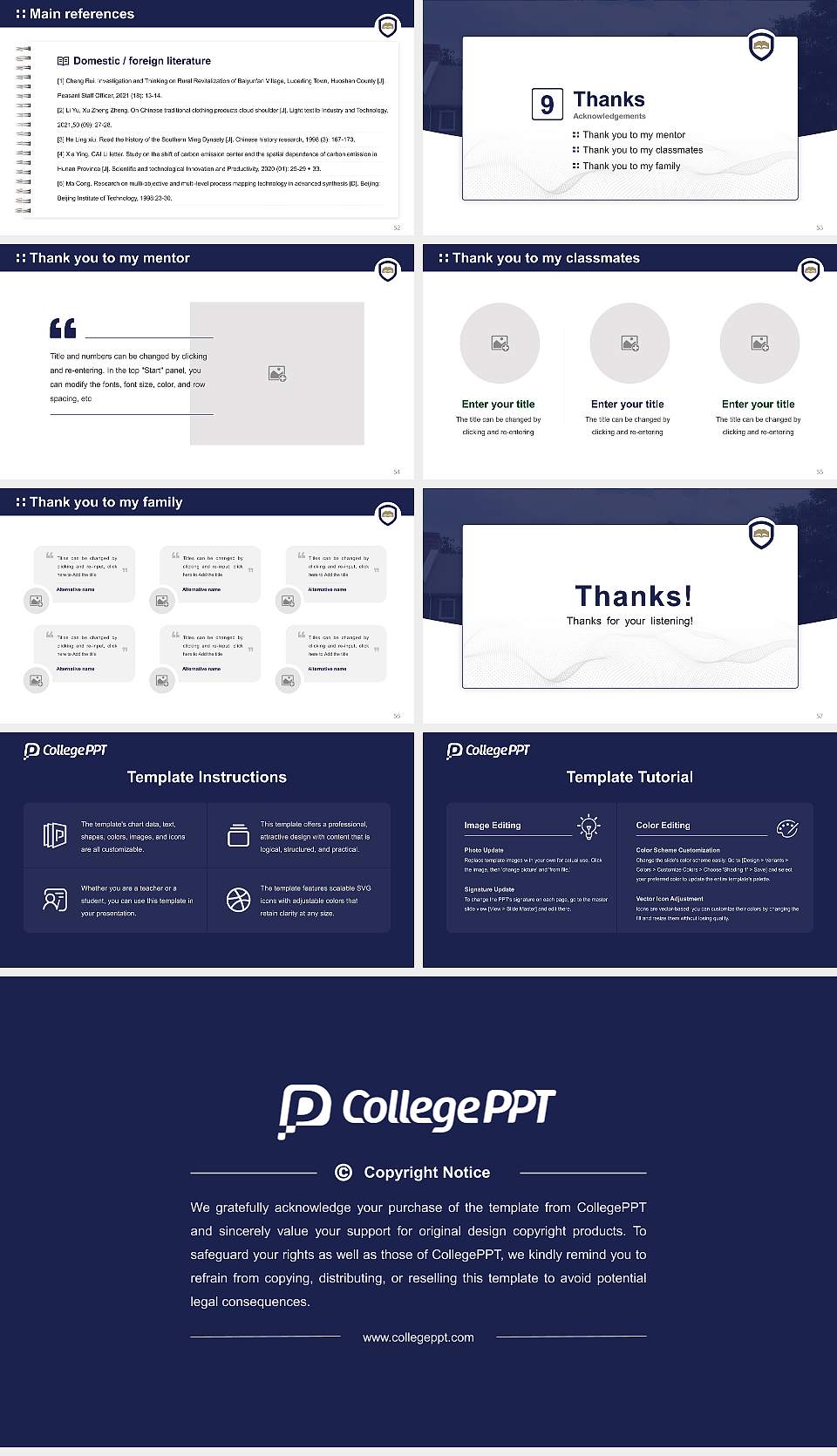 Luther Rice College & Seminary Graduation Thesis Defense PPT Template16:9 ratio PPT effect preview image7