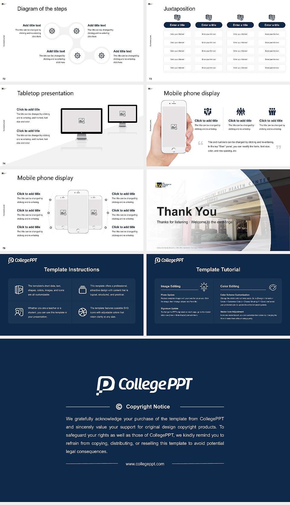 Life Chiropractic College West Competition/Entrepreneurship Contest PPT Template16:9 ratio PPT effect preview image9