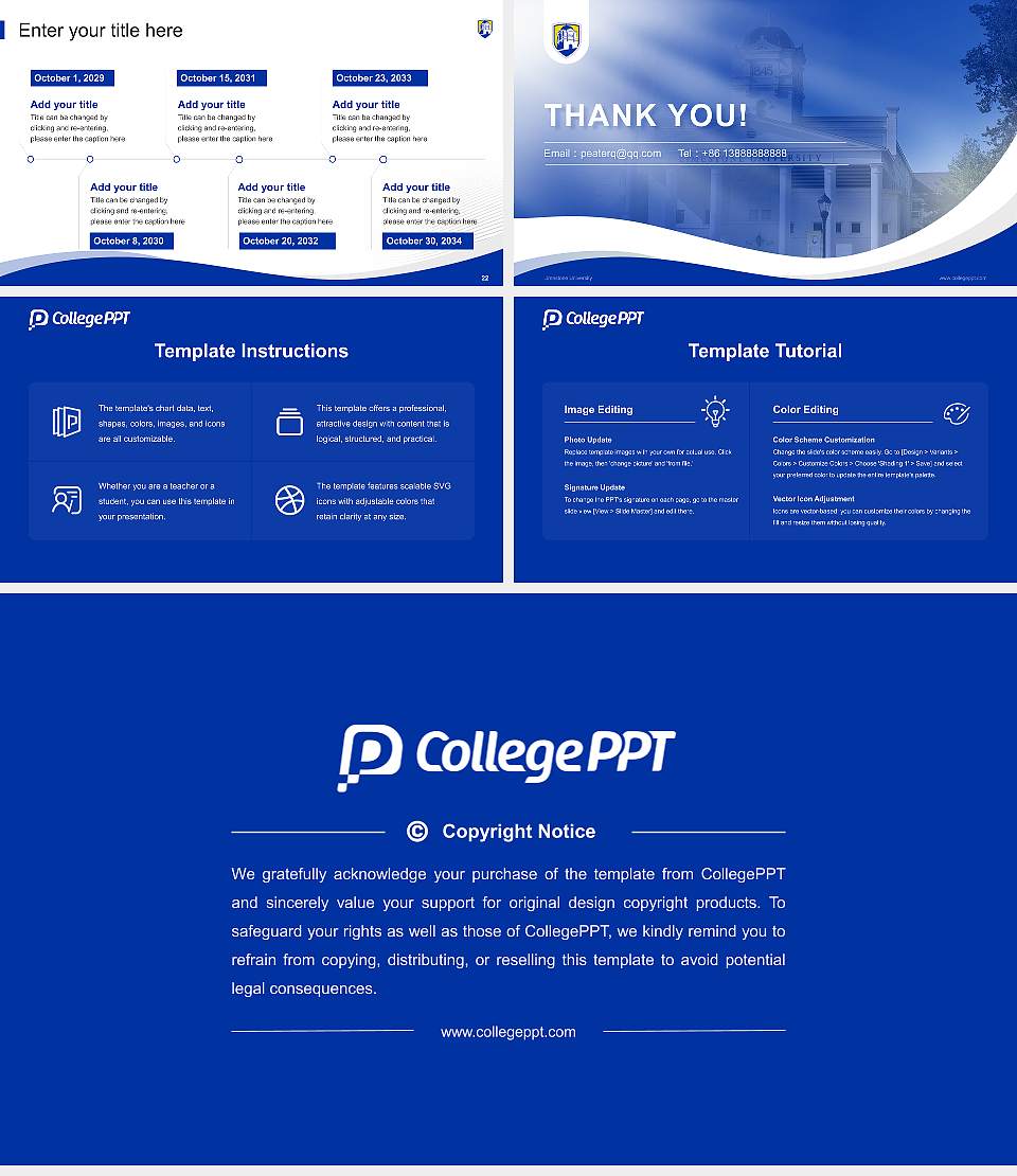 Limestone University Lecture Sharing and Networking Event PPT Template16:9 ratio PPT effect preview image4