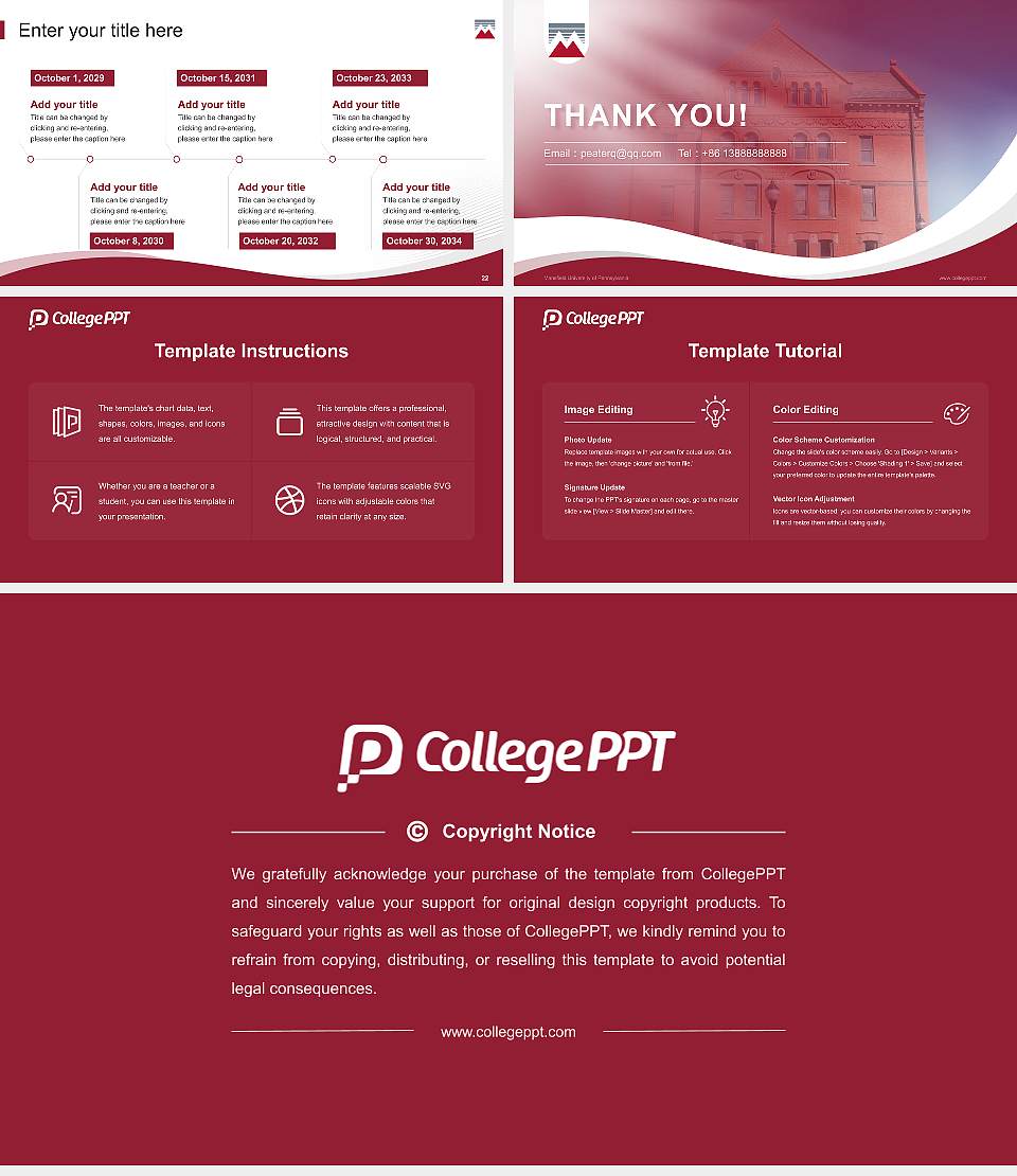 Mansfield University of Pennsylvania Lecture Sharing and Networking Event PPT Template16:9 ratio PPT effect preview image4