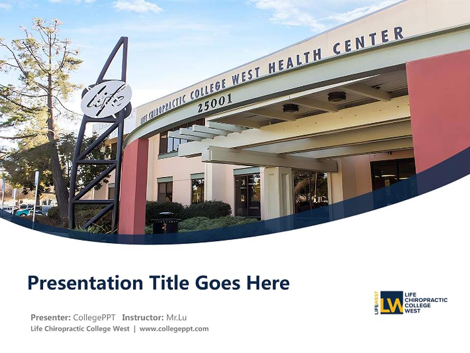 Life Chiropractic College West Course/Courseware Creation PPT Template4:3 ratio PPT effect preview image5