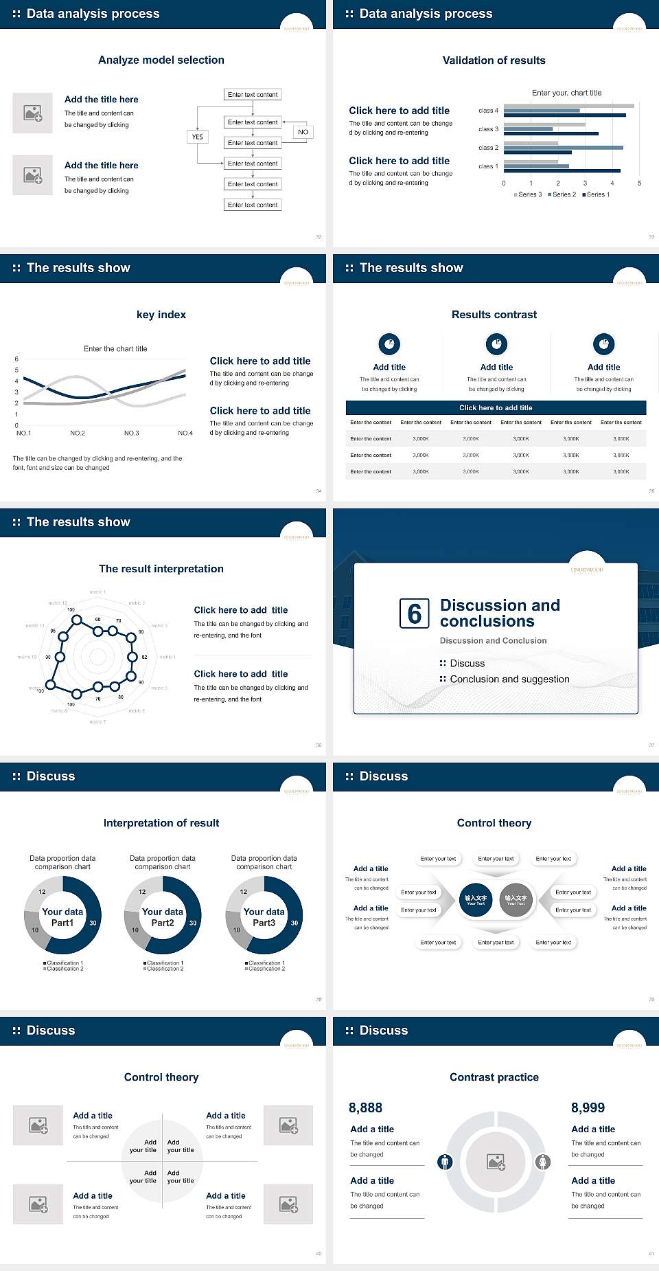 Lindenwood University Graduation Thesis Defense PPT Template4:3 ratio PPT effect preview image5