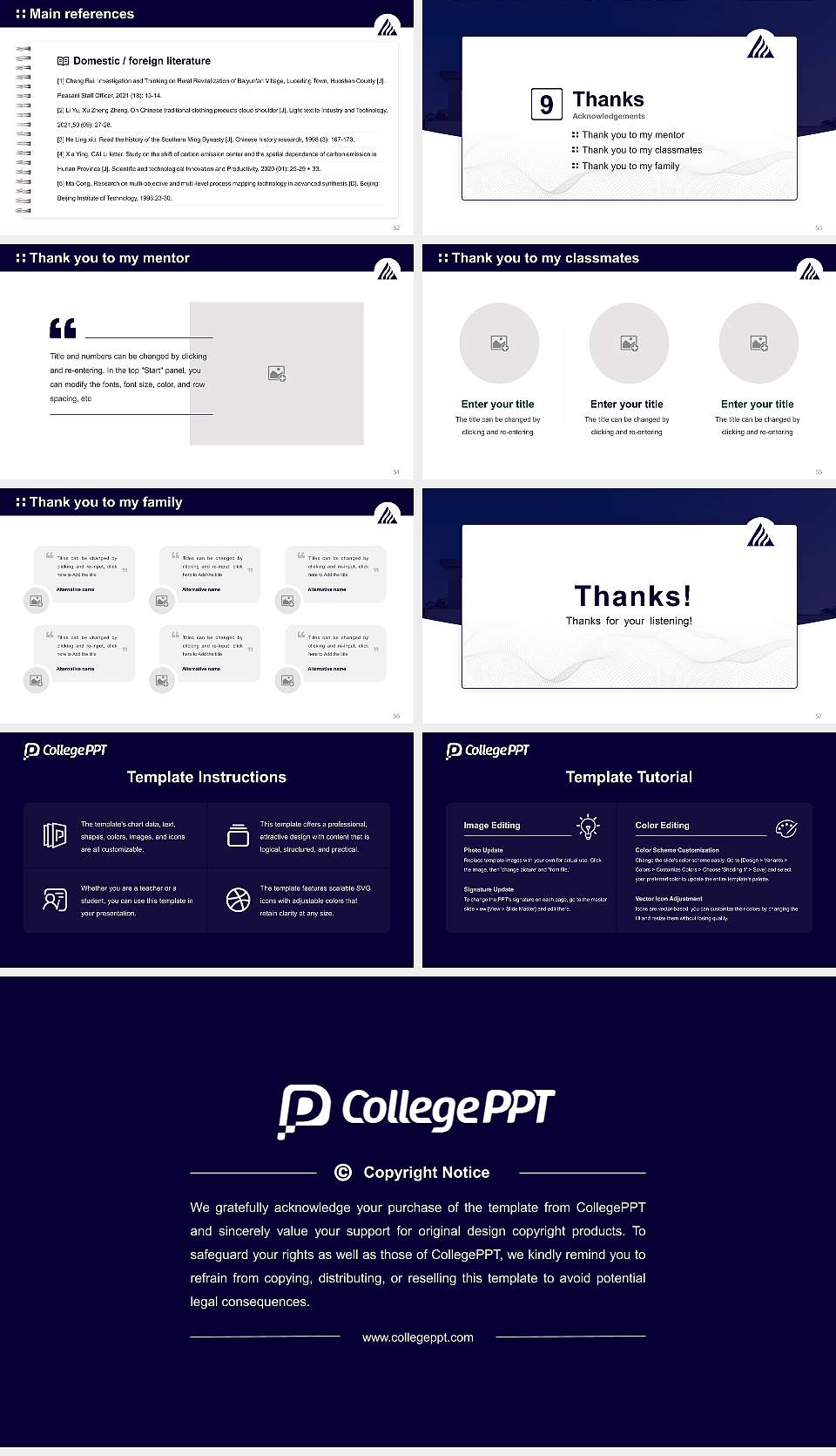 Louisiana Delta Community College Graduation Thesis Defense PPT Template16:9 ratio PPT effect preview image7