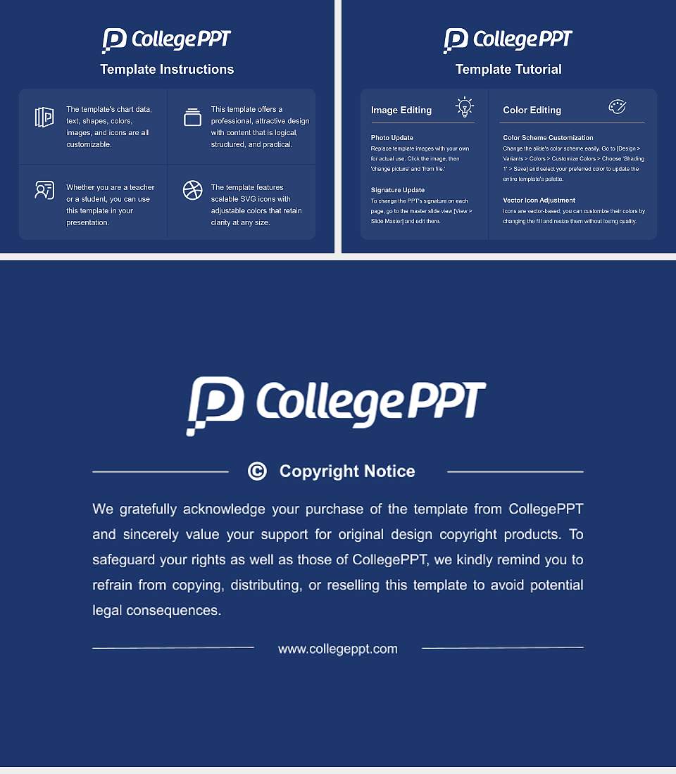 Lincoln Memorial University Course/Courseware Creation PPT Template4:3 ratio PPT effect preview image5