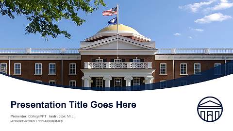 Longwood University Course/Courseware Creation PPT Template