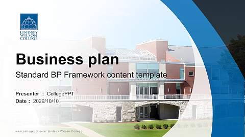 Lindsey Wilson College Competition/Entrepreneurship Contest PPT Template