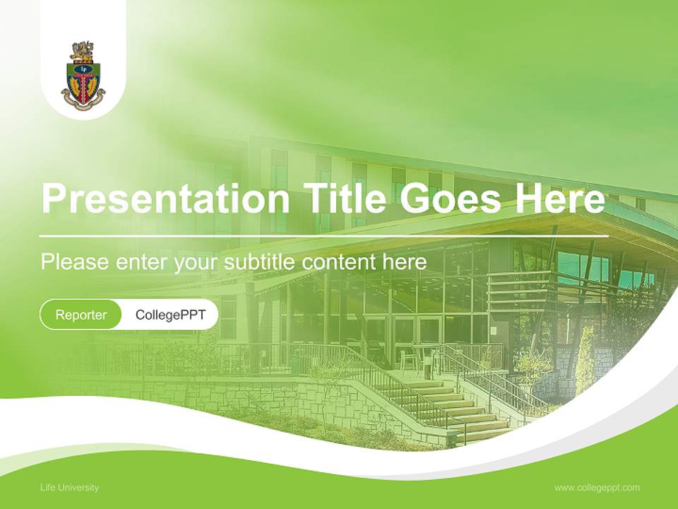 Life University Lecture Sharing and Networking Event PPT Template4:3 ratio PPT effect preview image4