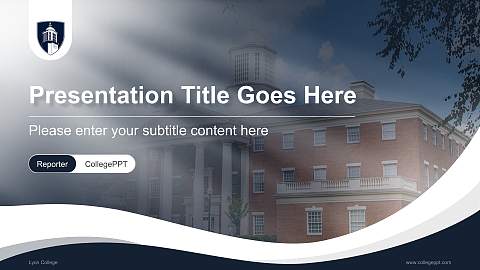 Lyon College Lecture Sharing and Networking Event PPT Template